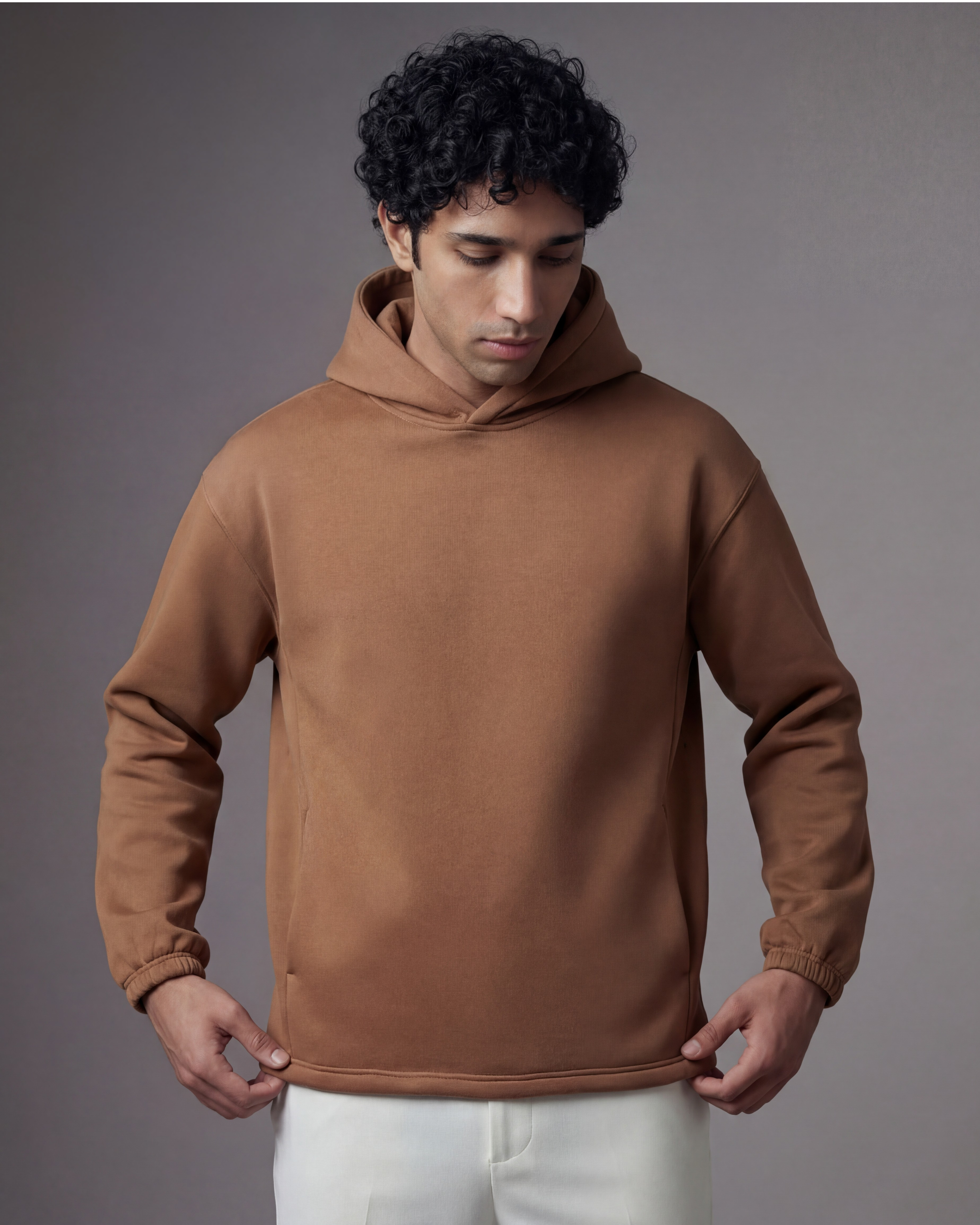 Unisex 420 GSM Winter Hoodie – Aurelian Soft Umber
