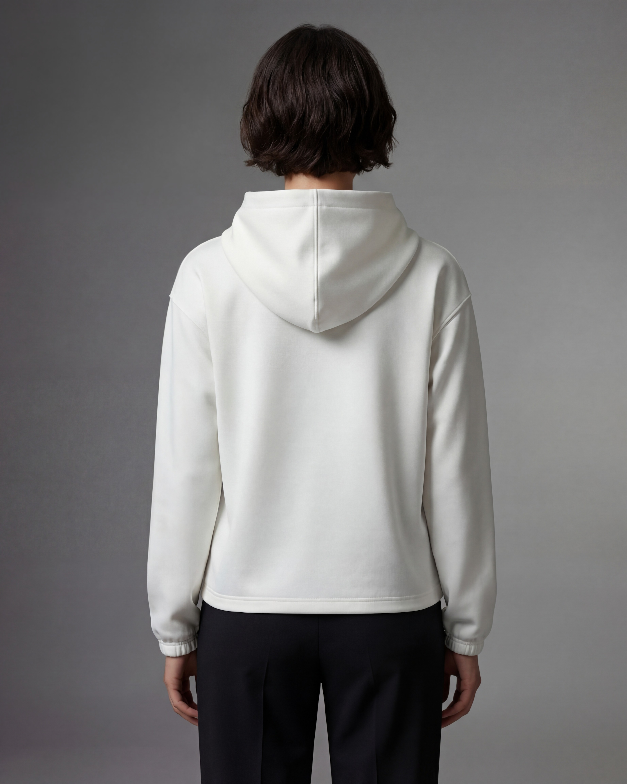 Unisex 420 GSM Winter Hoodie – Whisper Off White