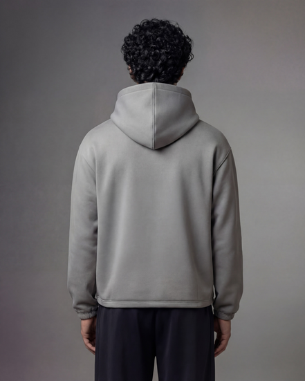 Unisex 420 GSM Winter Hoodie – Slate Steel Gray