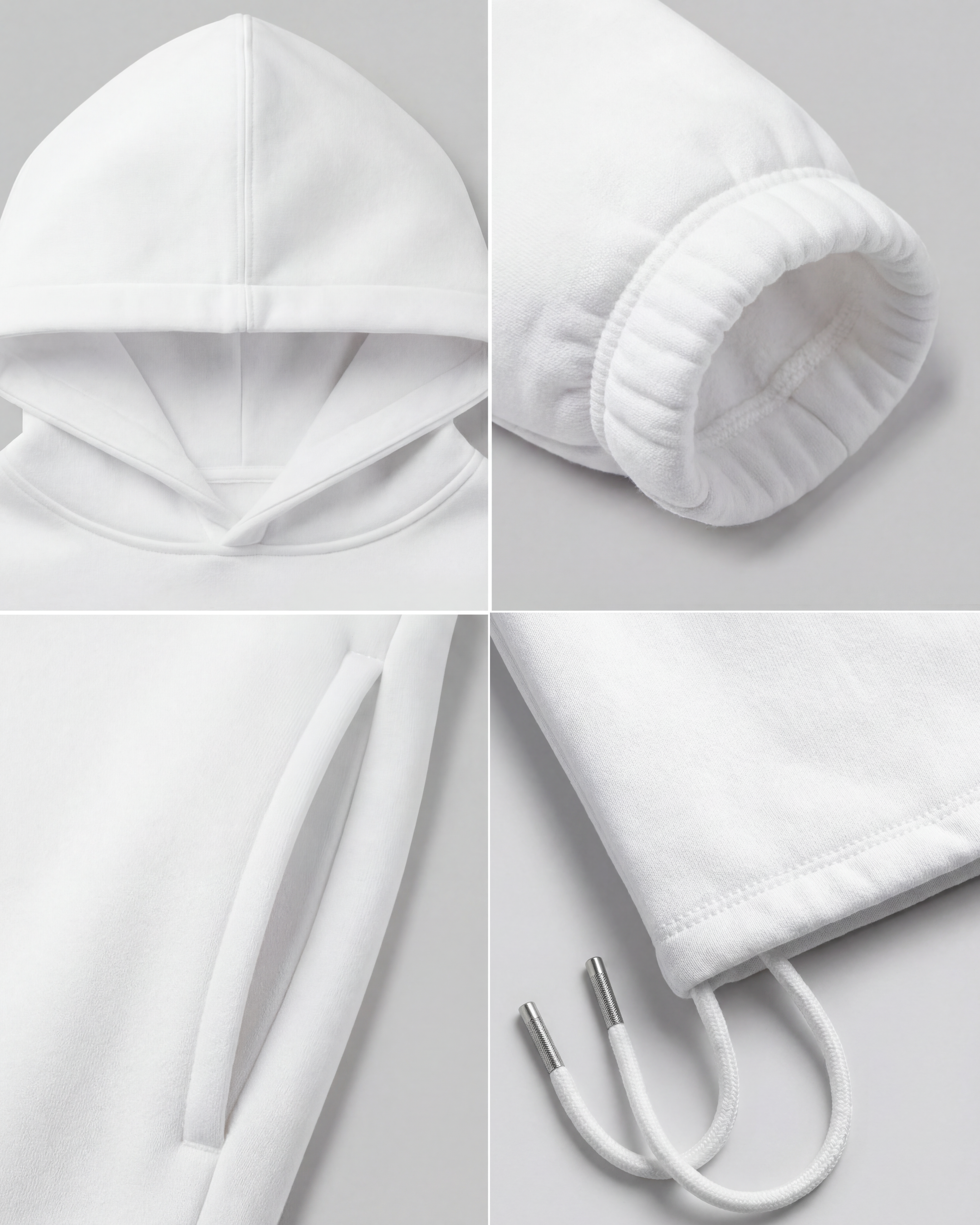 Unisex 420 GSM Winter Hoodie – Whisper Off White