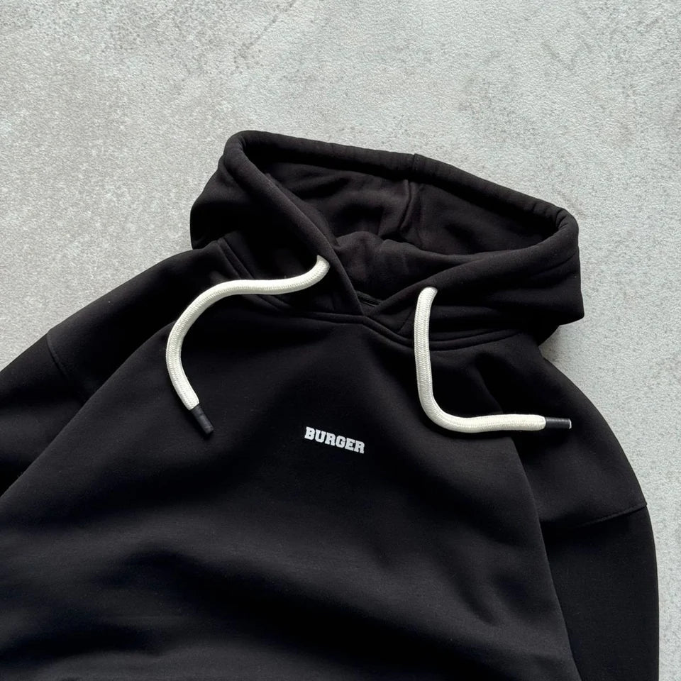 The Real Winter Hoodie - Obsidian Black