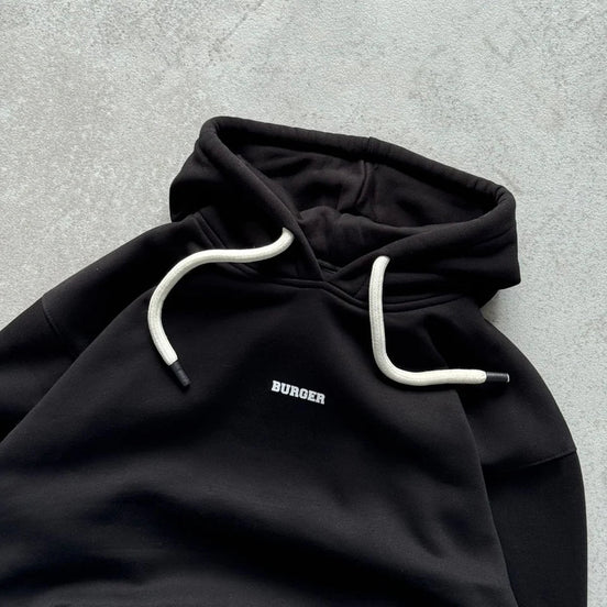 The Real Winter Hoodie - Obsidian Black
