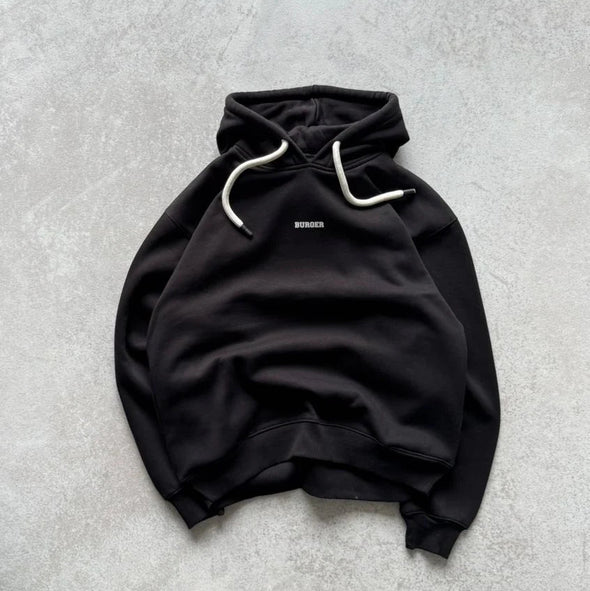 The Real Winter Hoodie - Obsidian Black